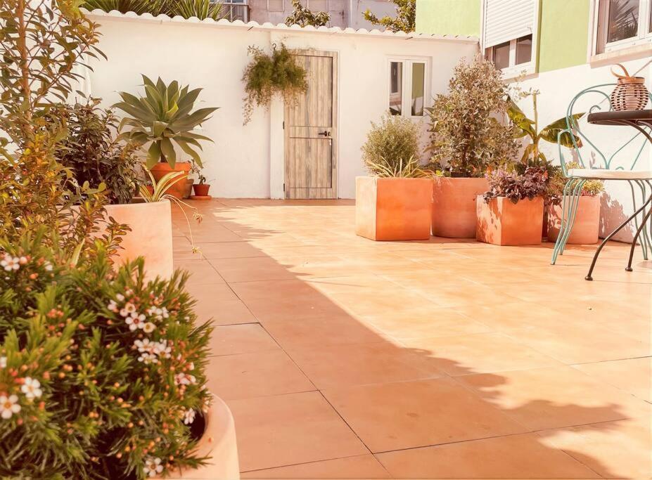 Cozy Apartment With Private Courtyard Barcarena Ngoại thất bức ảnh